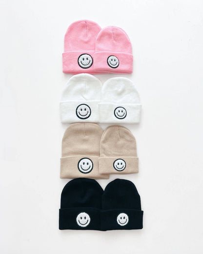 Smiley Baby Kids Beanie | Black