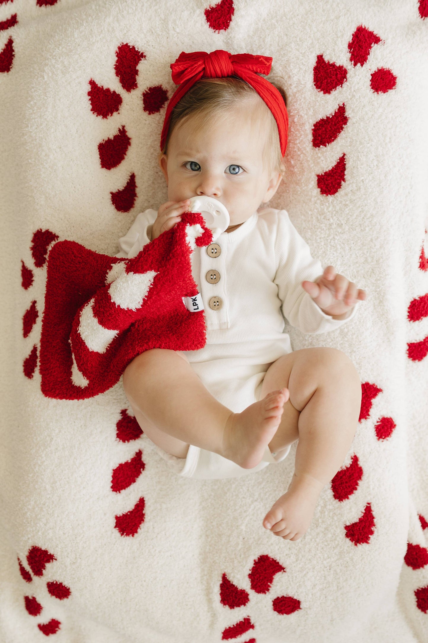 Christmas Fuzzy Blanket | Candy Cane