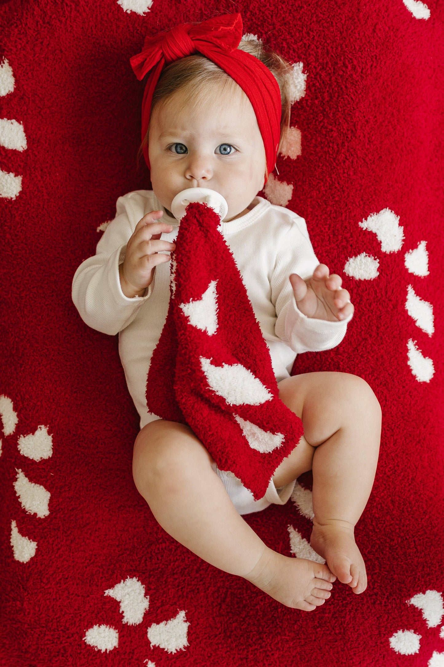 Christmas Fuzzy Blanket | Candy Cane