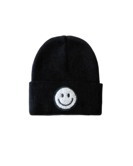 Smiley Baby Kids Beanie | Black